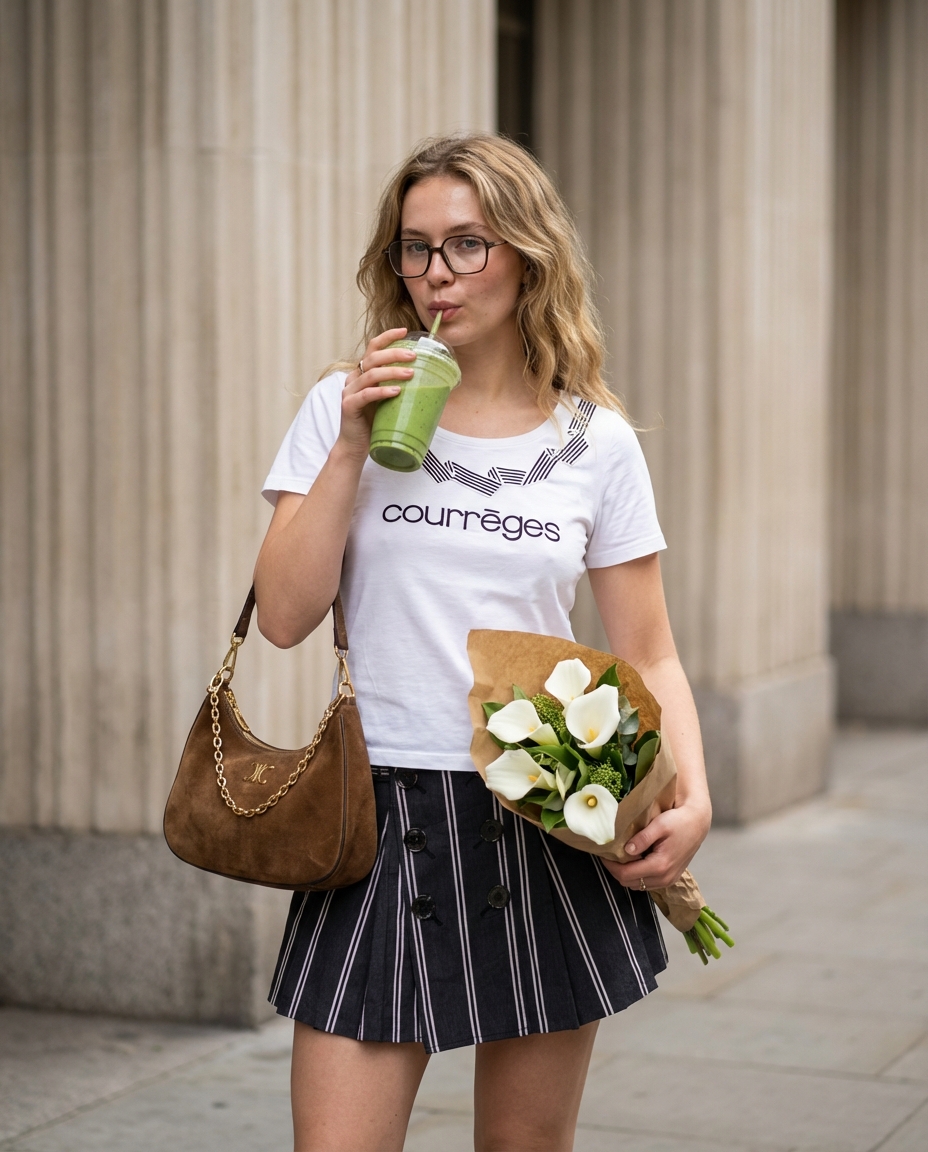 Green Smoothie Street Athleisure — example 4 (fashion, AI generation on Cheeppy)