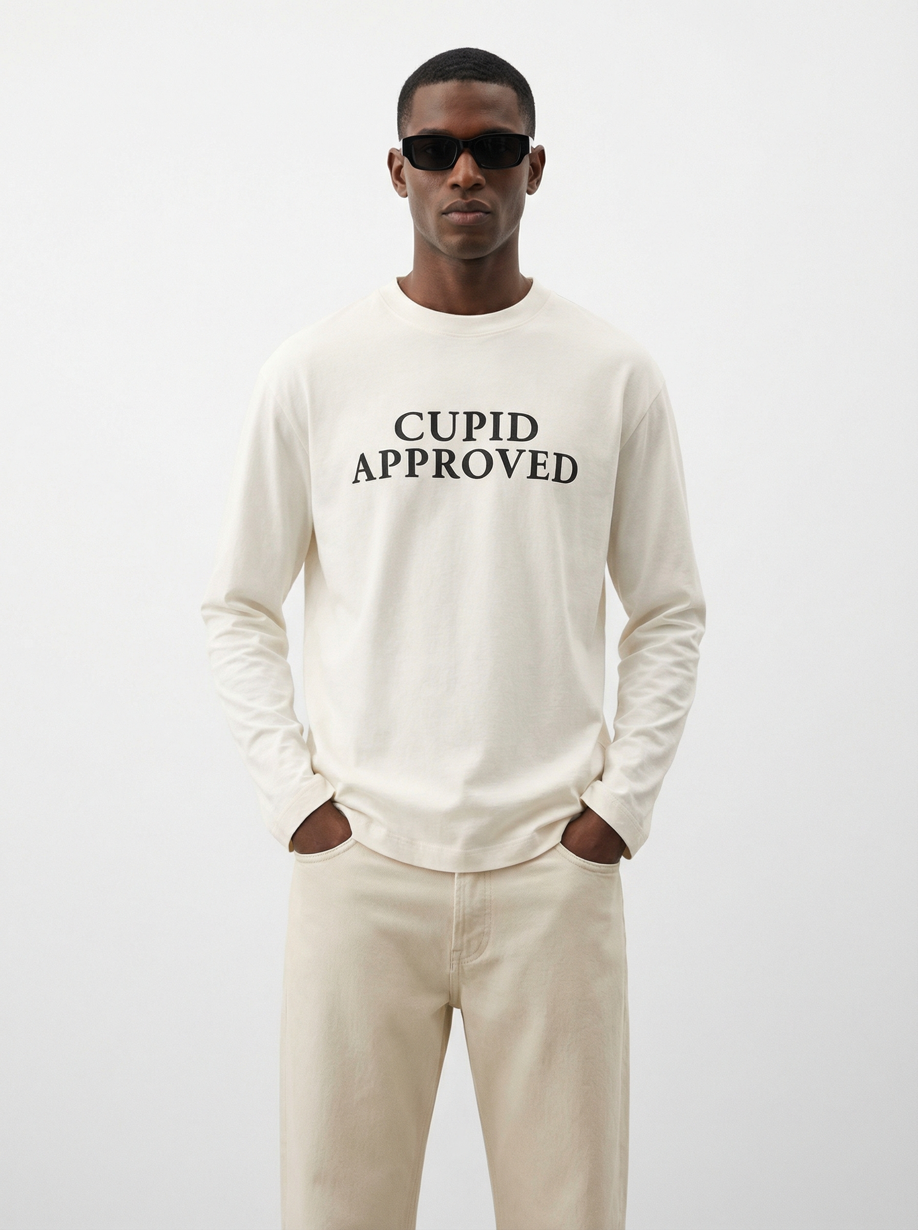 Clean Tee Portrait — example 4 (fashion, AI generation on Cheeppy)