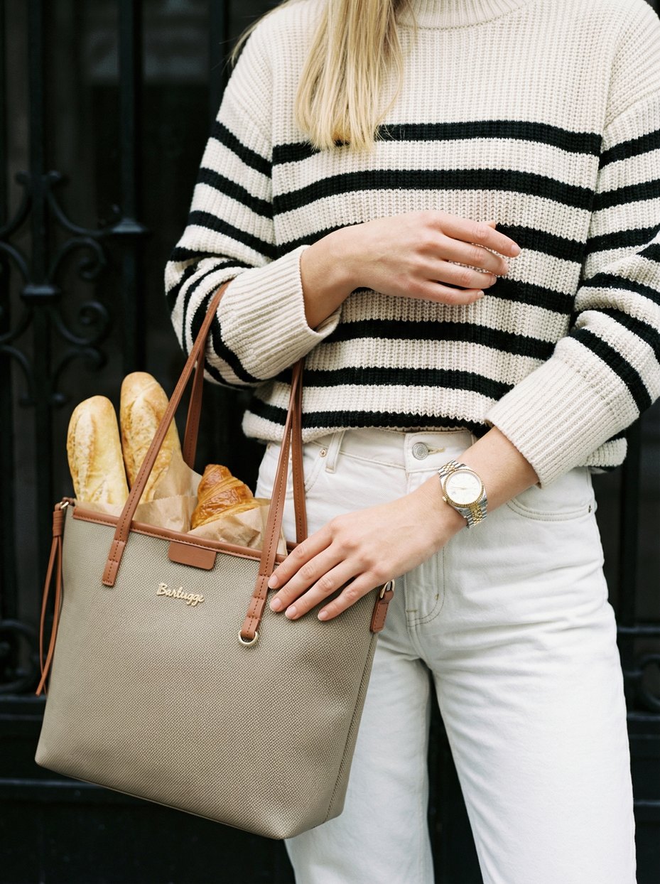Everyday Carry — Handheld Leather Bag — example 2 (fashion, AI generation on Cheeppy)