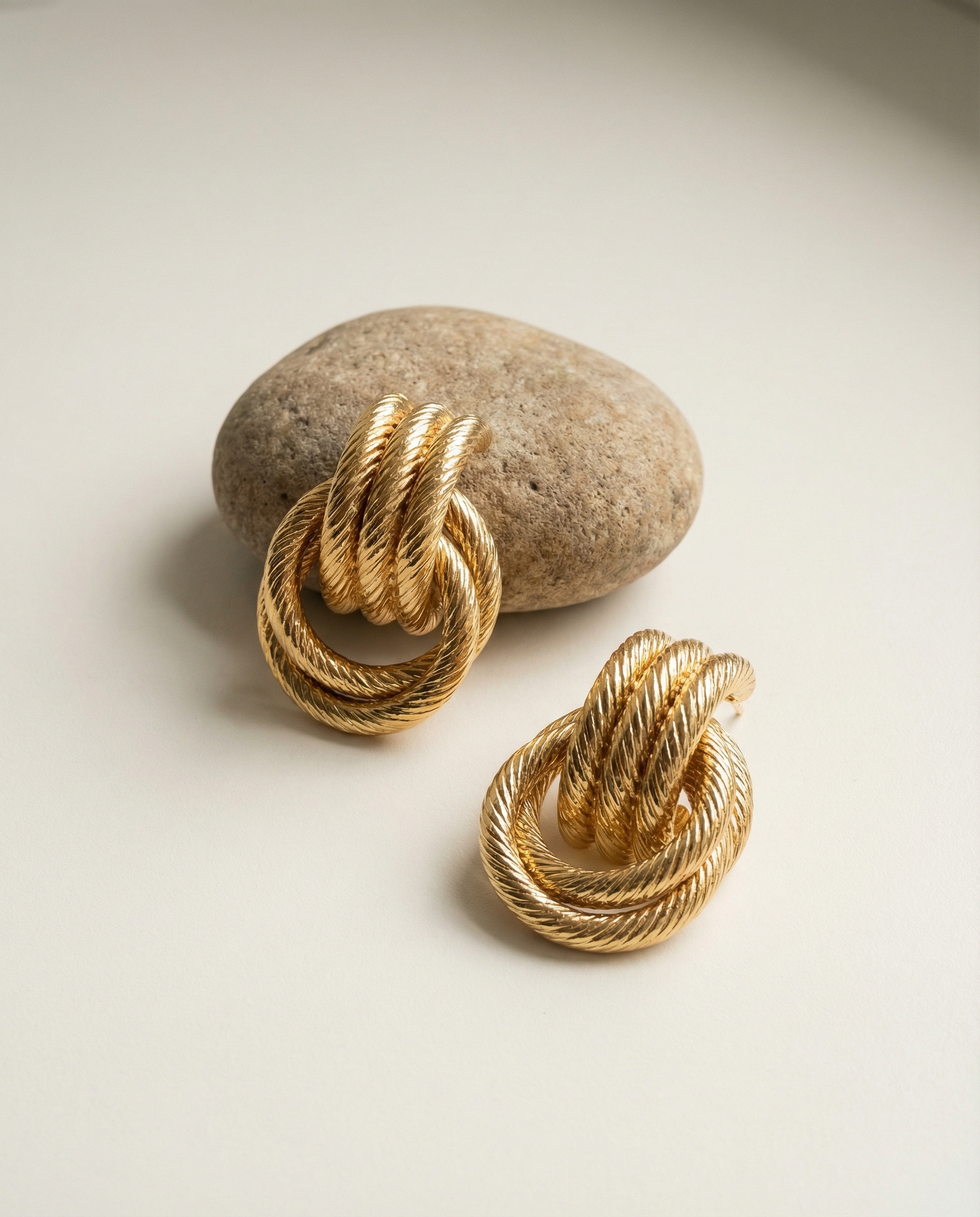 Warm Editorial Earrings — example 2 (jewelry, AI generation on Cheeppy)