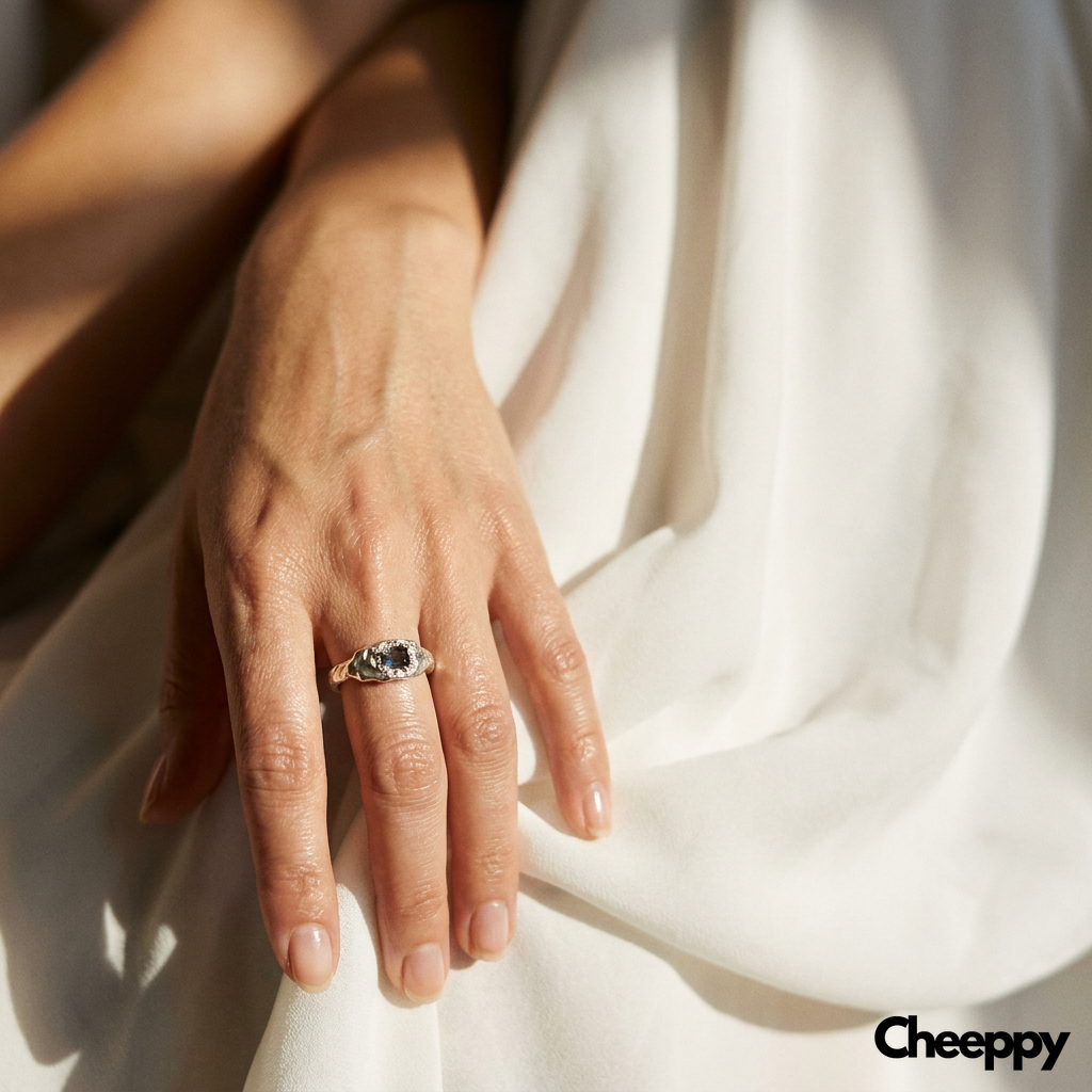 Timeless Jewelry Editorial — example 1 (jewelry, AI generation on Cheeppy)