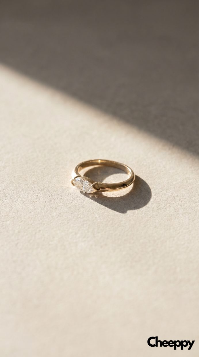 Sunlit Ring Elegance — example 1 (jewelry, AI generation on Cheeppy)