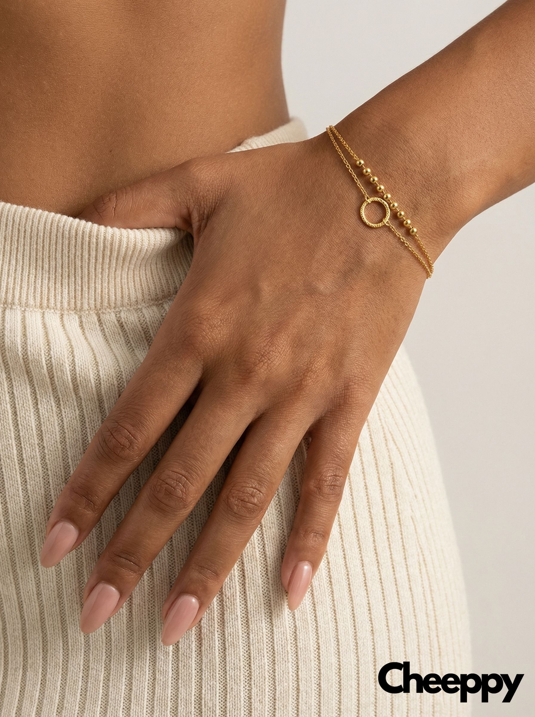 Sculpted Elegance Duo — example 1 (jewelry, AI generation on Cheeppy)