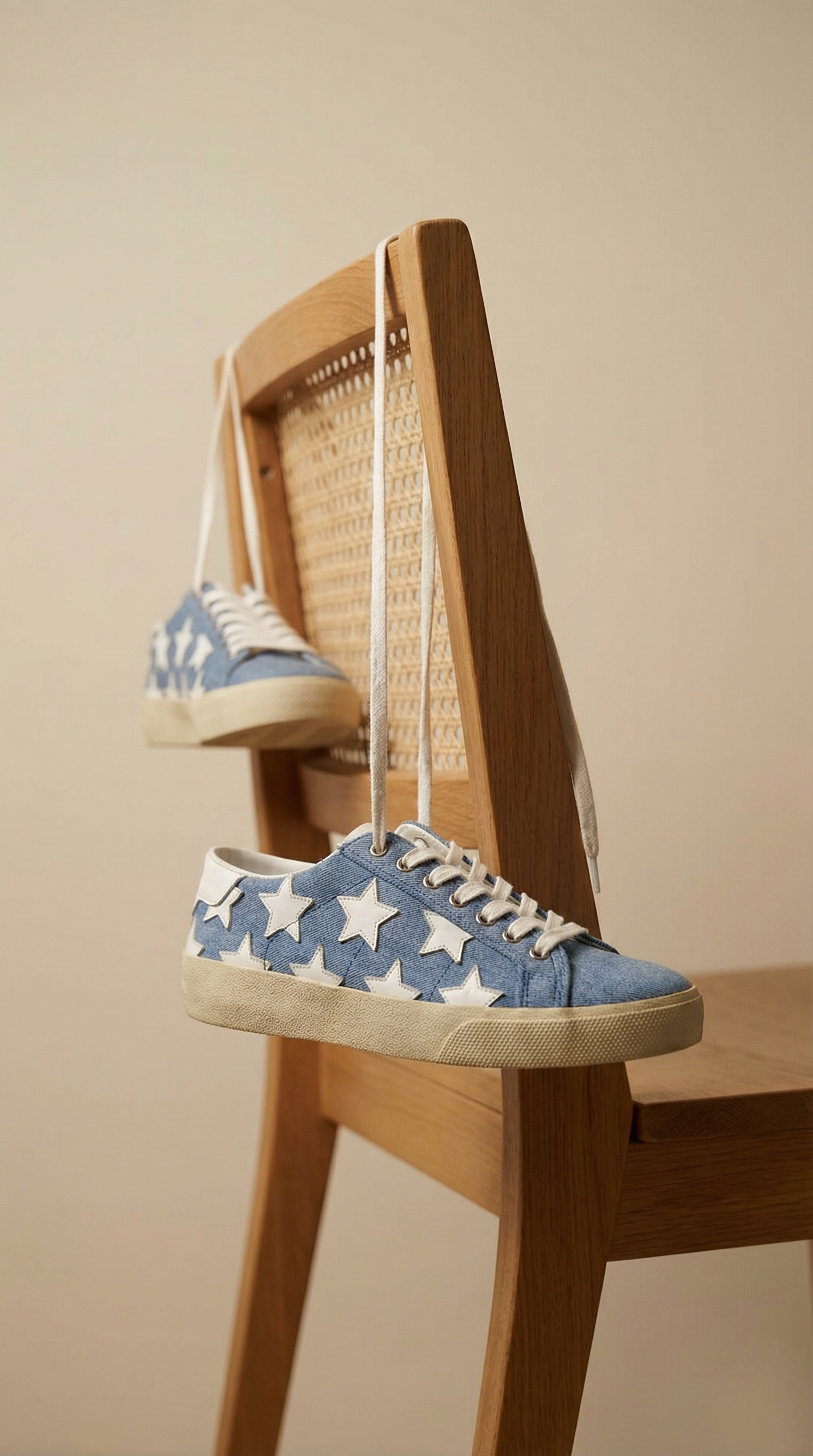 Warm Minimal Sneaker Studio — example 3 (fashion, AI generation on Cheeppy)