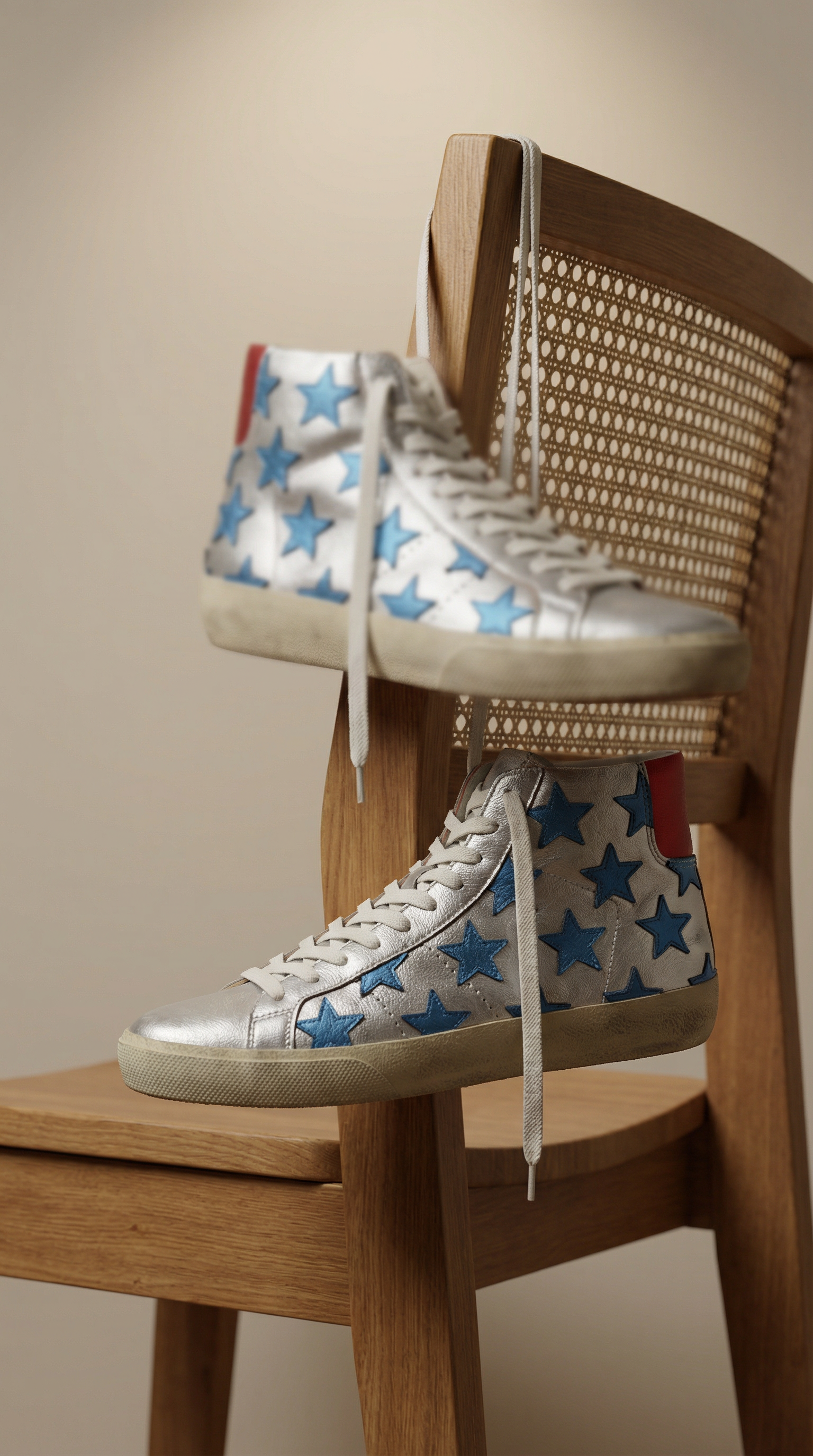 Warm Minimal Sneaker Studio — example 2 (fashion, AI generation on Cheeppy)