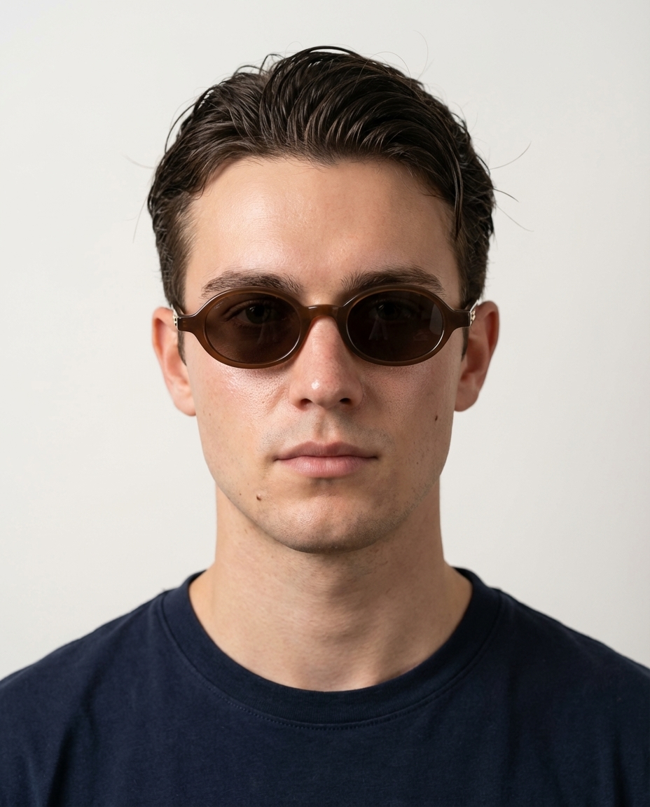 Clean Portrait Sunglasses Editorial — example 2 (fashion, AI generation on Cheeppy)