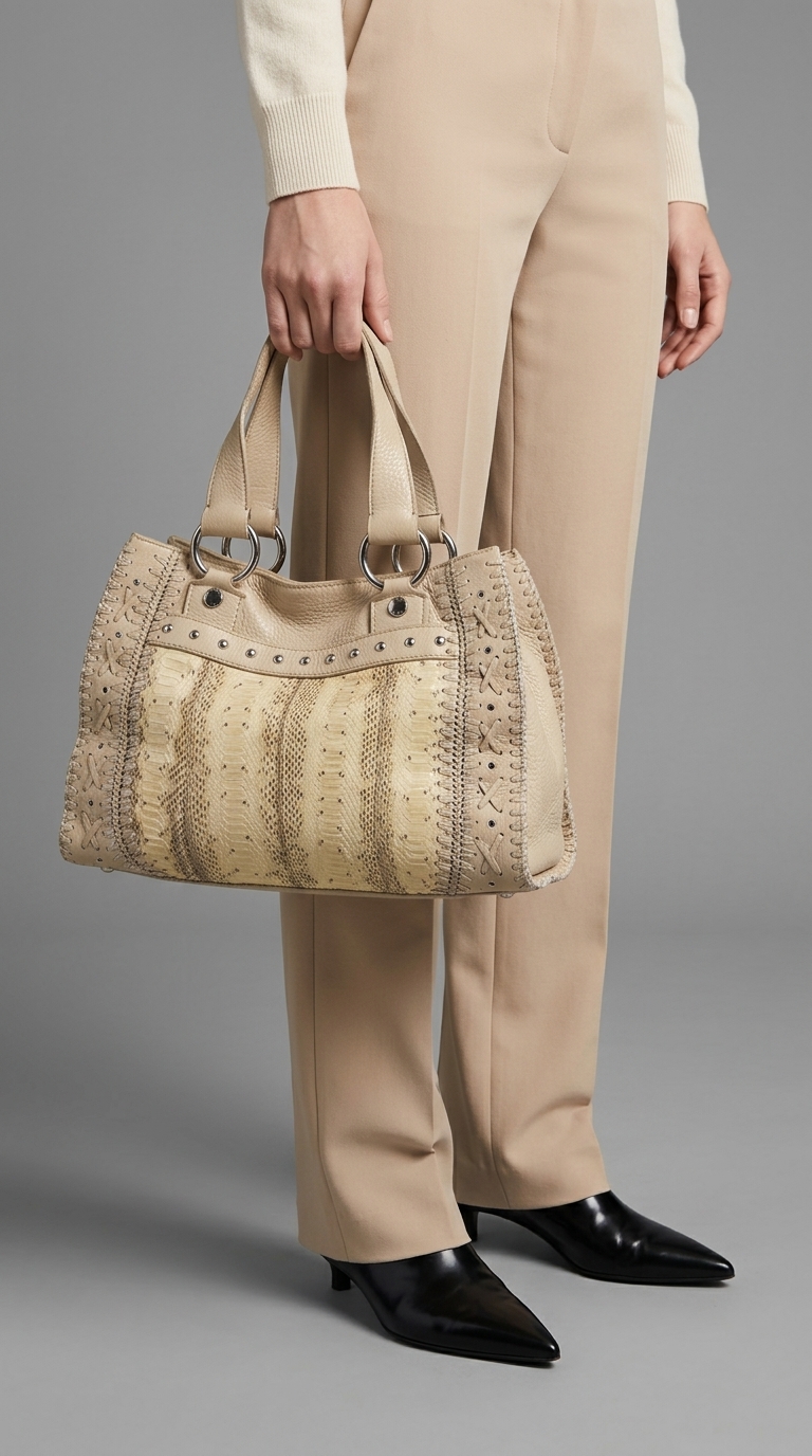 Timeless Carry Edit — example 1 (fashion, AI generation on Cheeppy)