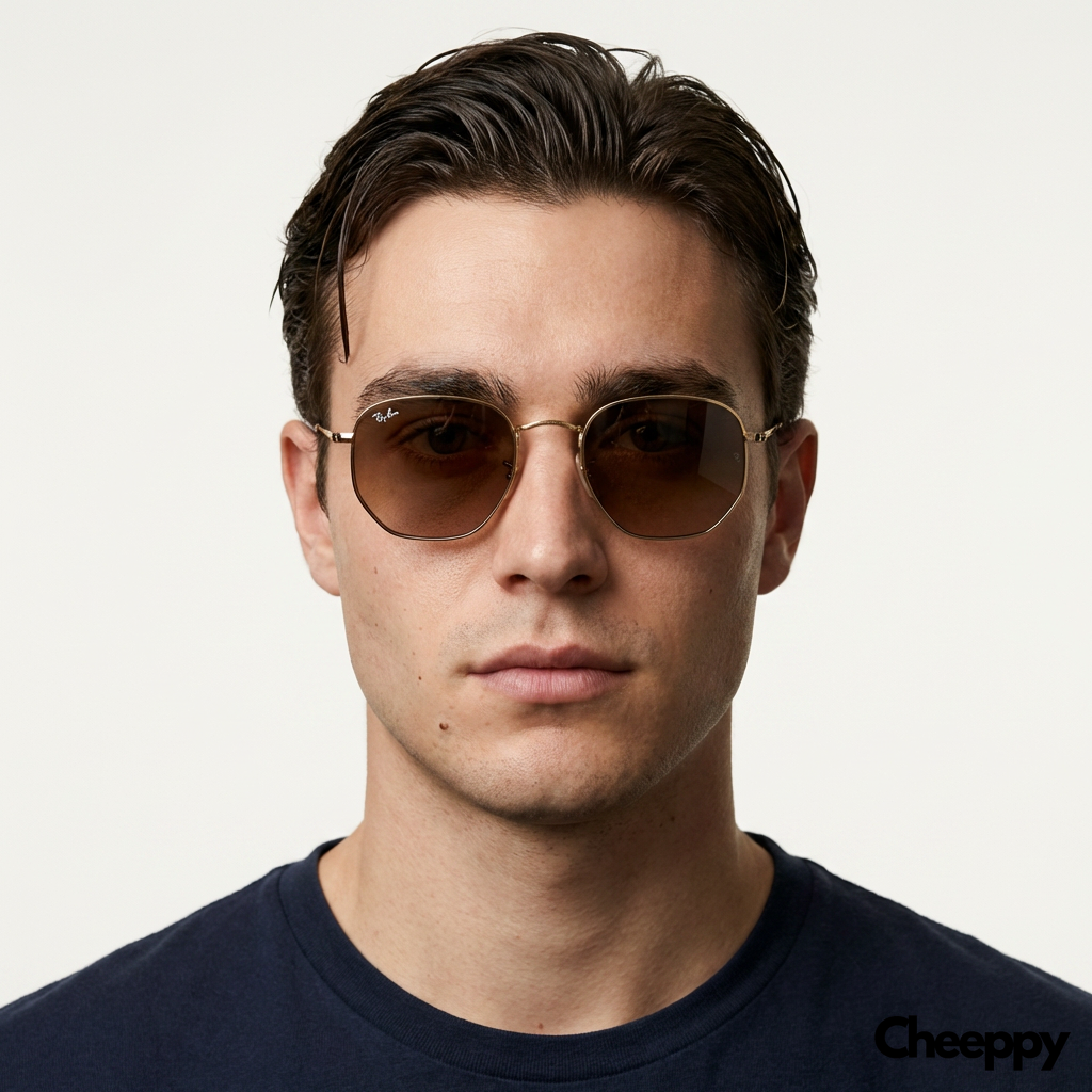 Clean Portrait Sunglasses Editorial — example 1 (fashion, AI generation on Cheeppy)
