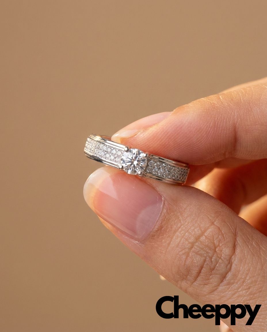 Macro Ring Detail — example 4 (jewelry, AI generation on Cheeppy)