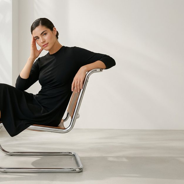 Timeless studio elegance for premium catalogs — example 3 (fashion, AI generation on Cheeppy)
