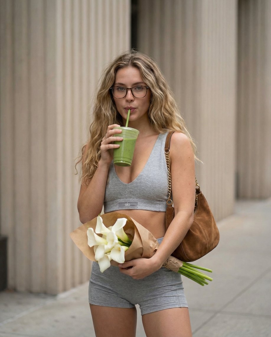 Green Smoothie Street Athleisure — cover image, fashion style by marcovisuals