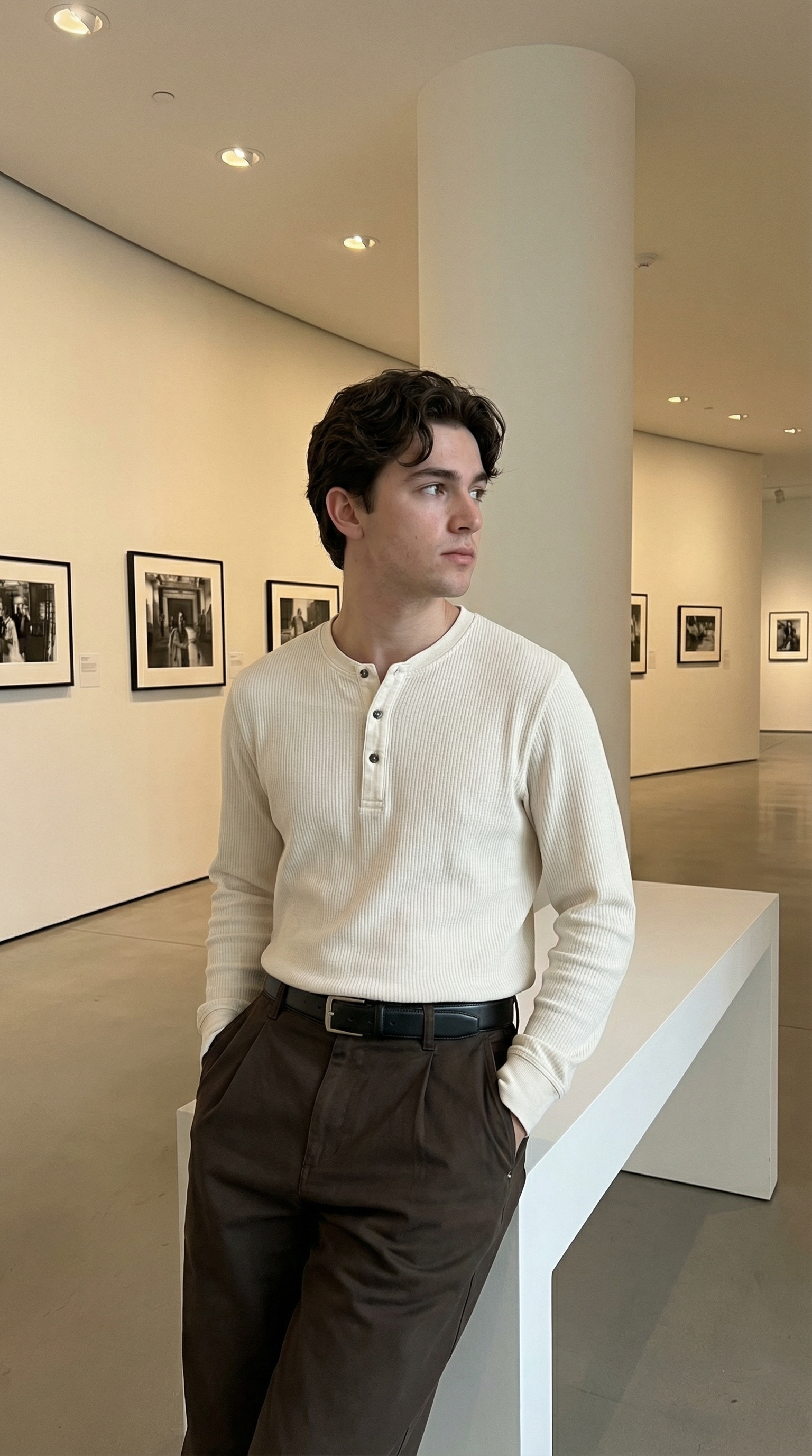Modern gallery elegance for refined tops and tailored pants — cover image, fashion style by ashcreates