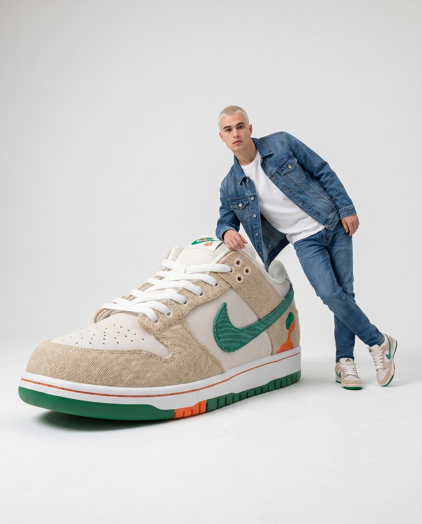 Oversized Sneaker Look — cover image, fashion style by nyx_studio
