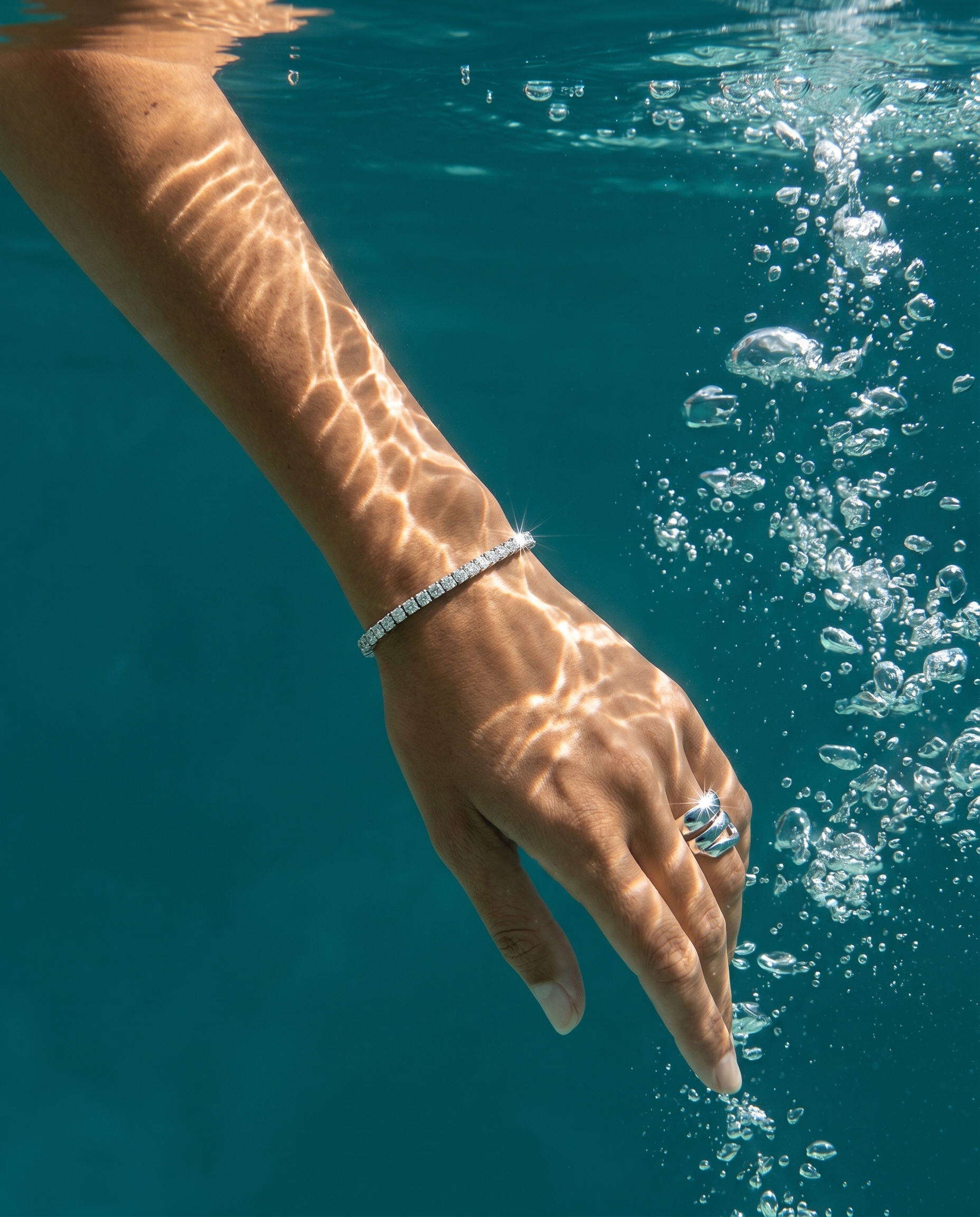 Underwater Glow — cover image, jewelry style by nyx_studio