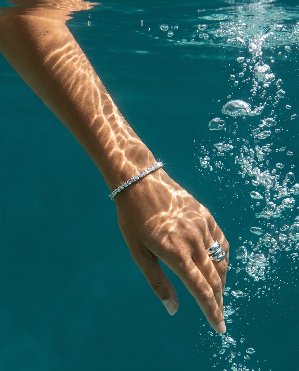 Underwater Glow — cover image, jewelry style by nyx_studio