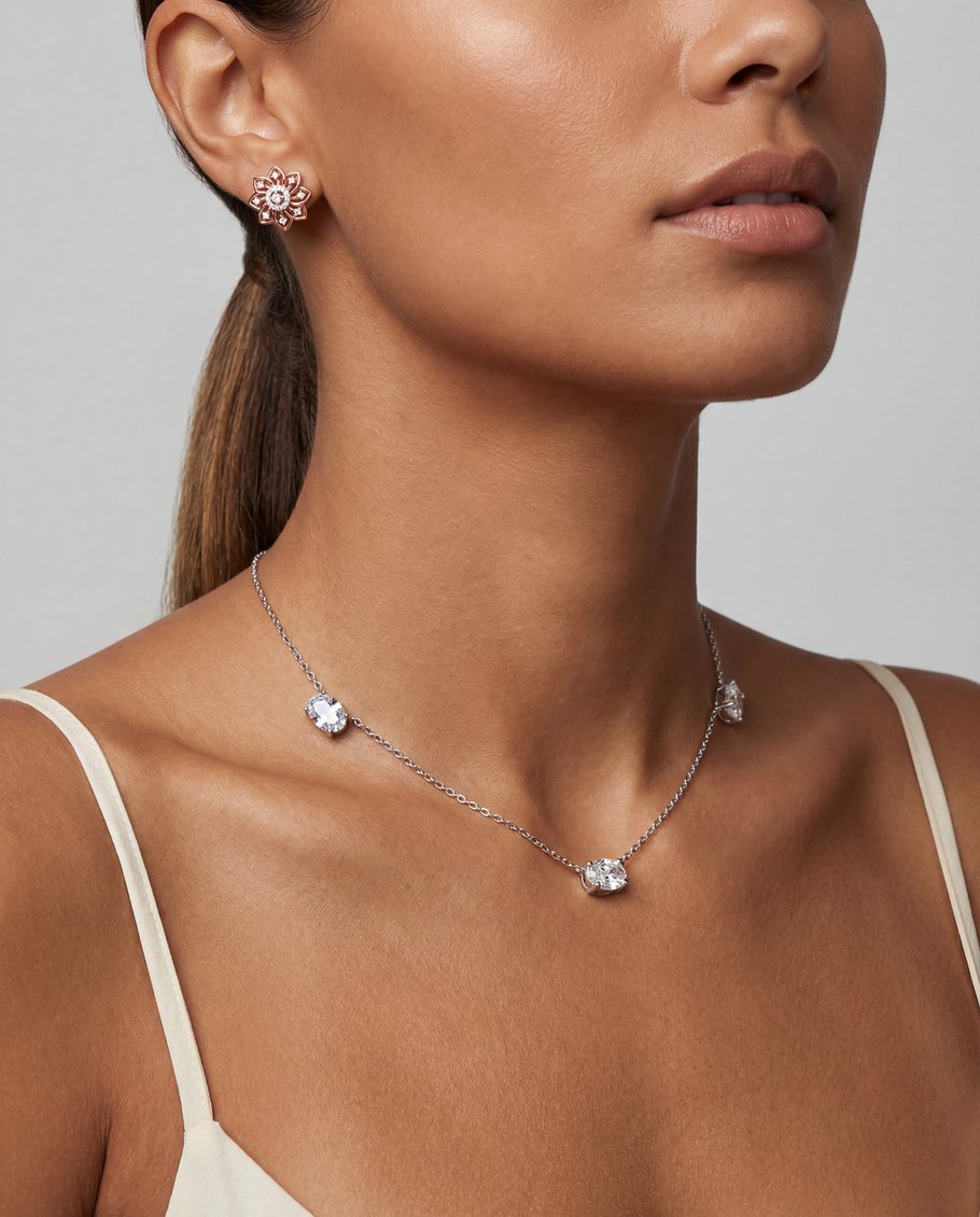 Luminous Duo Portrait — cover image, jewelry style by pixlkraft