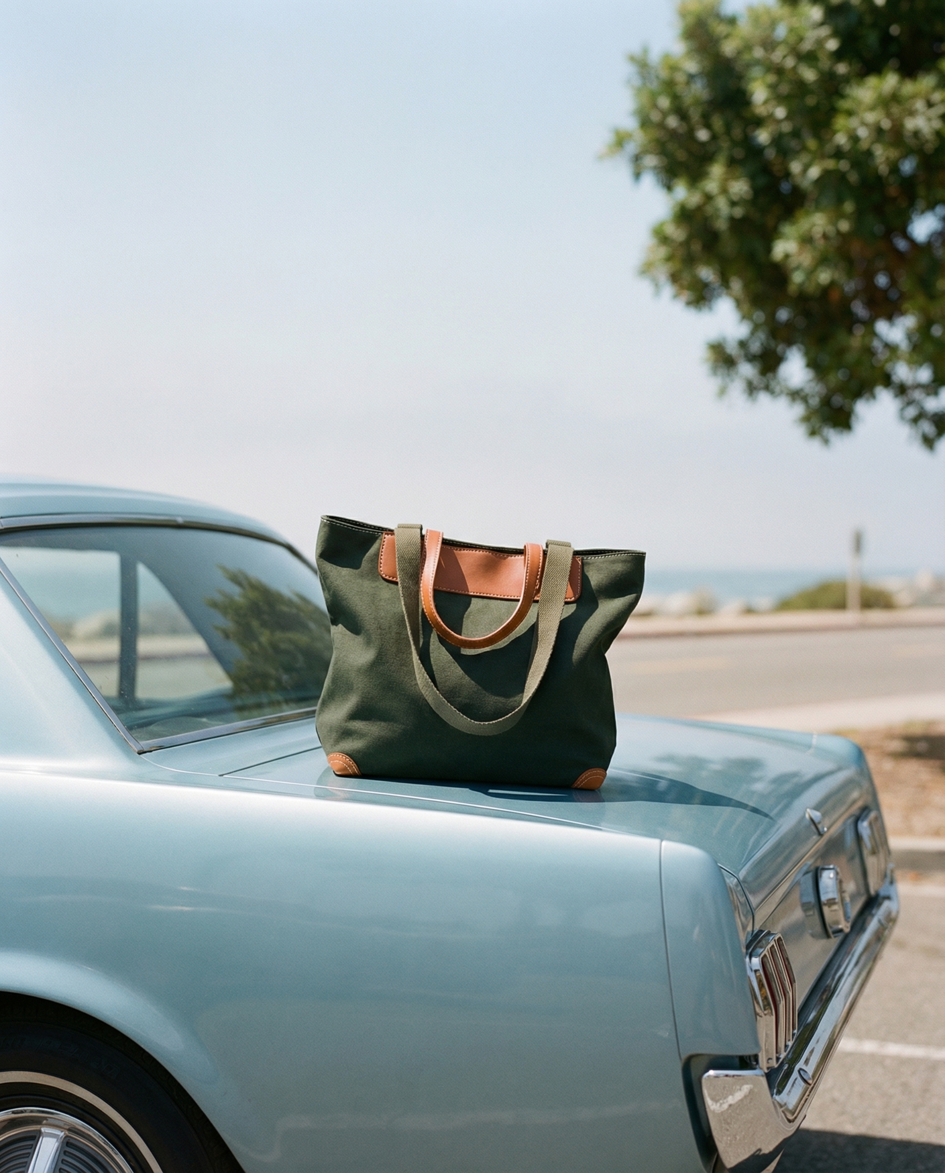 Road-trip elegance with a statement tote — cover image, fashion style by lktokb