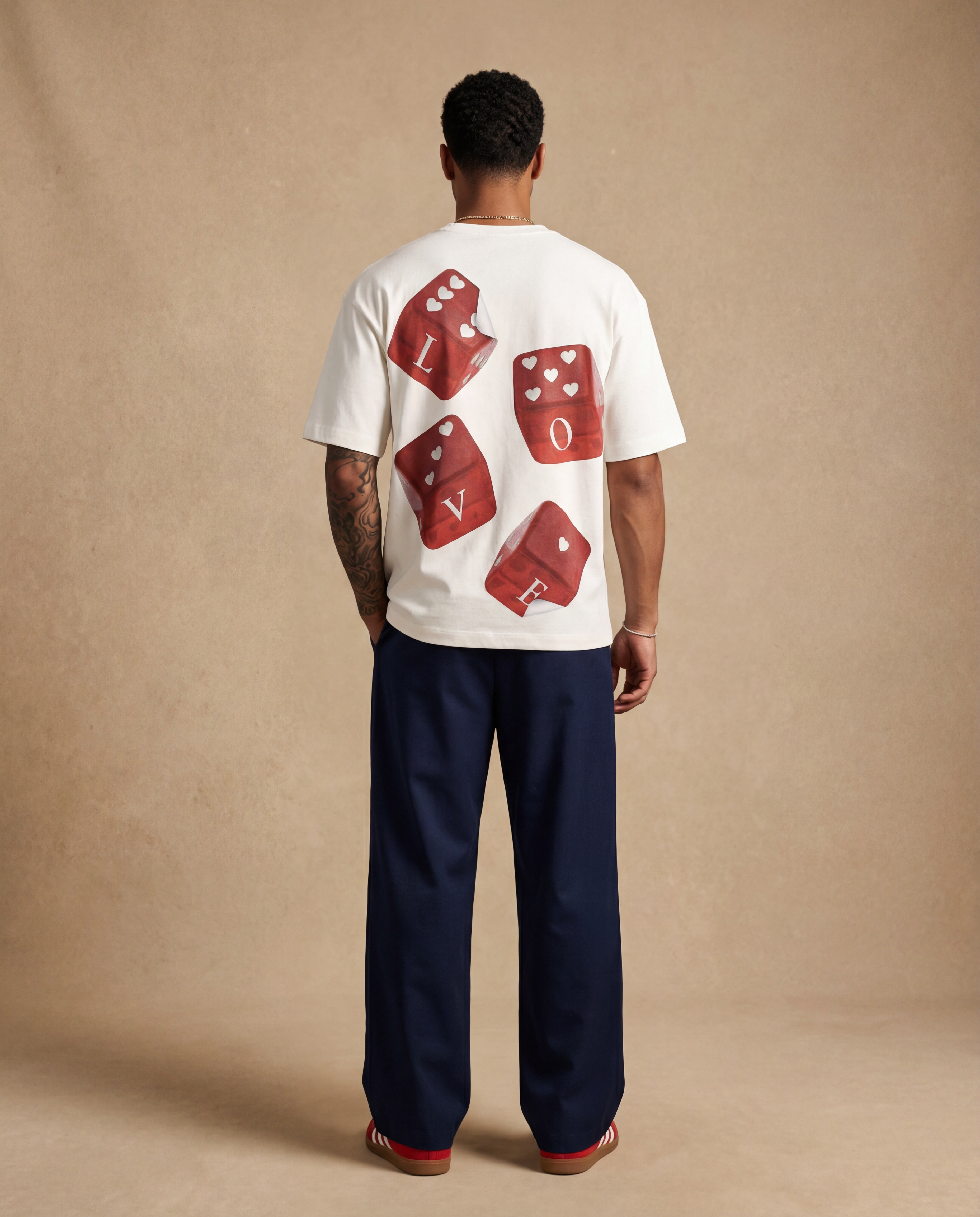 Back Print Tee Showcase — cover image, fashion style by lktokb