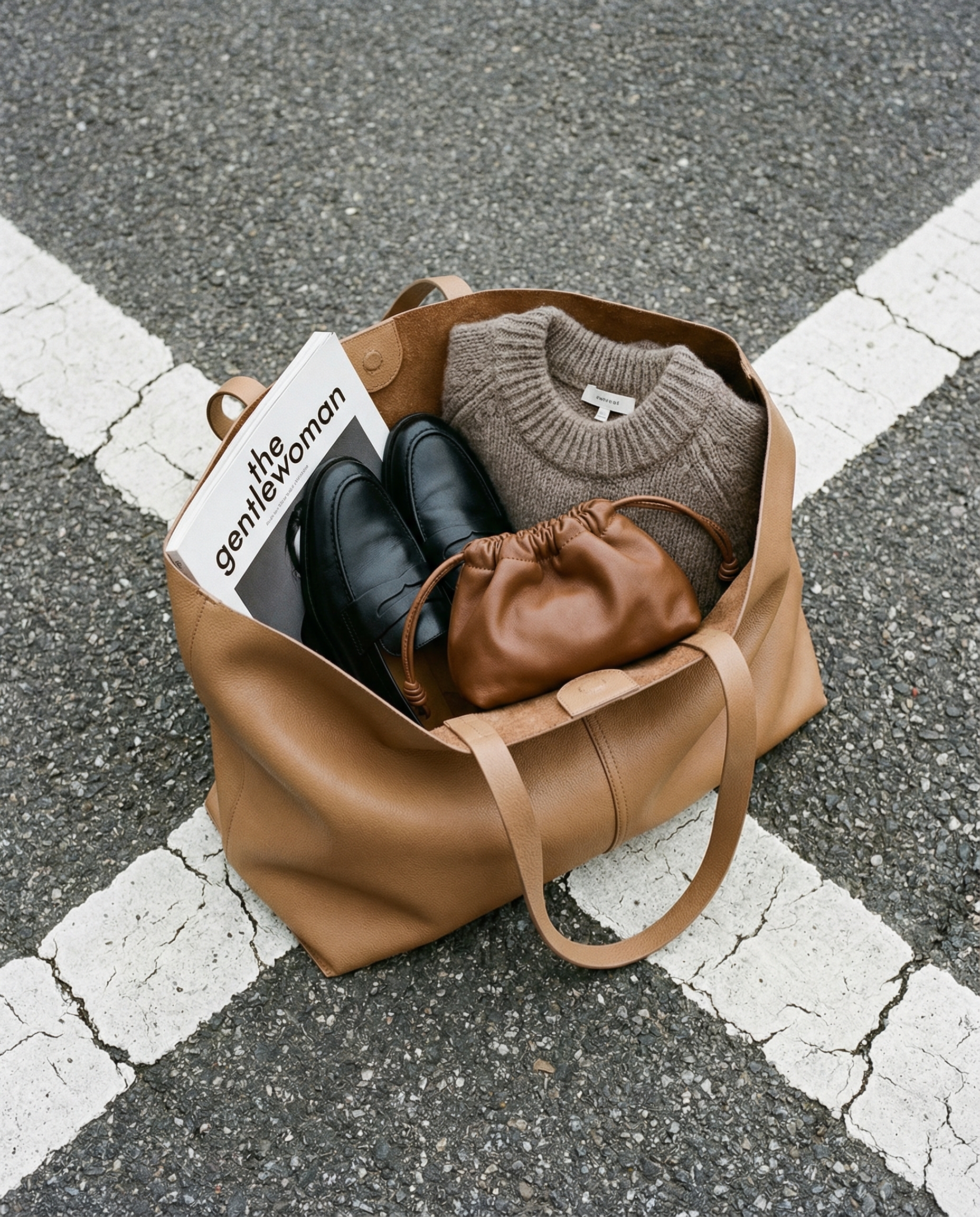 Urban Flat-Lay Tote — cover image, fashion style by marcovisuals