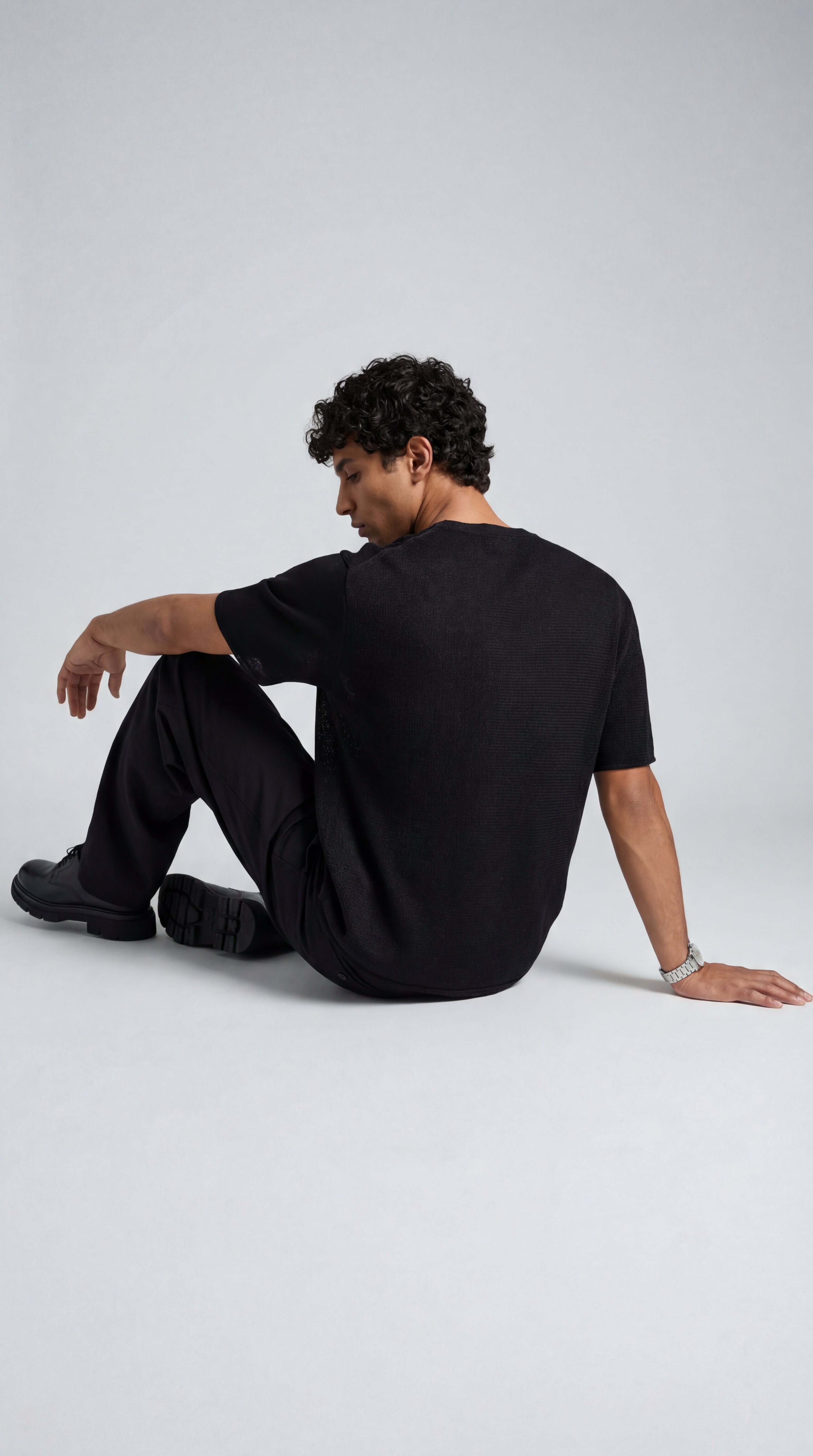 Seated Back Tee View — cover image, fashion style by marcovisuals