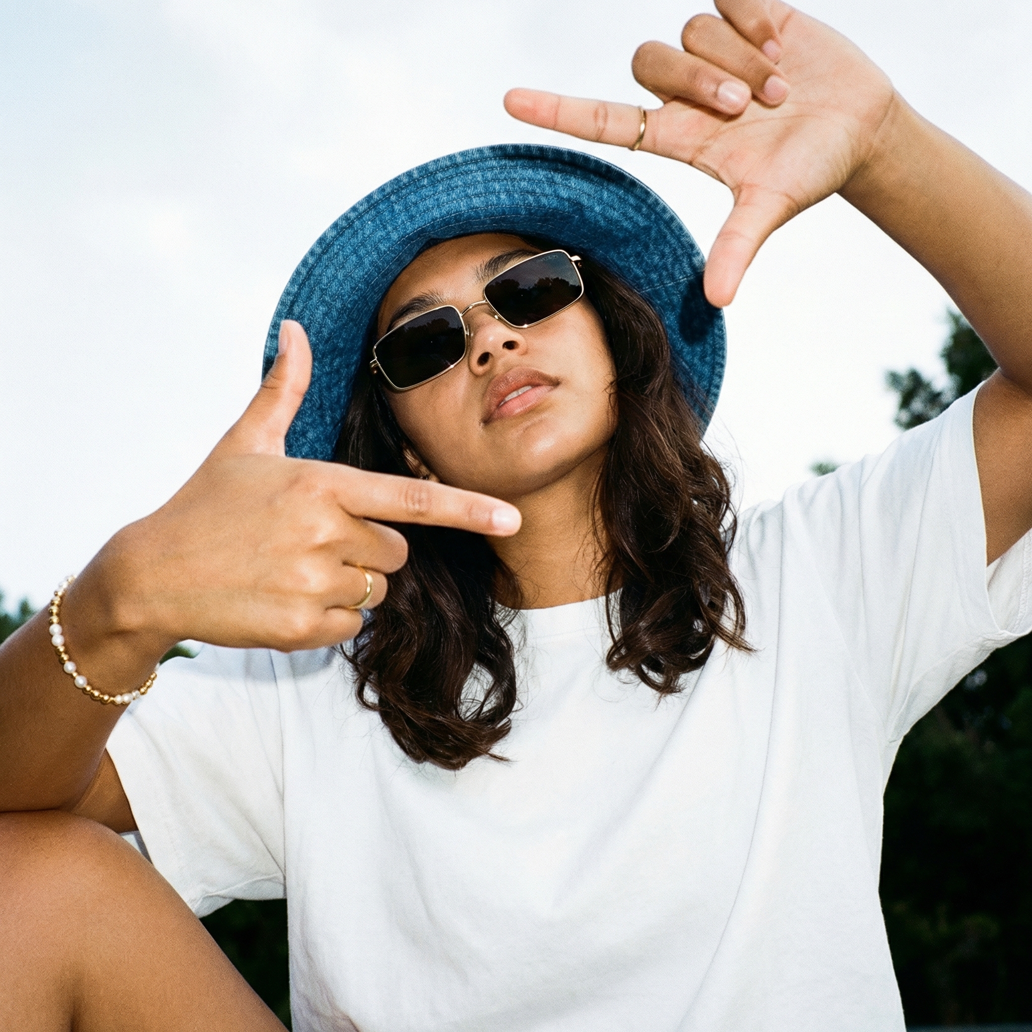 Playful street-style sunglasses portrait — cover image, fashion style by lktokb